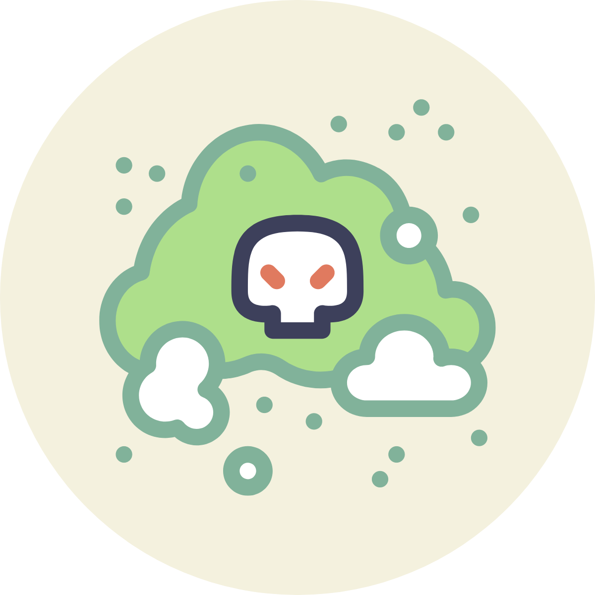 Fume cloud